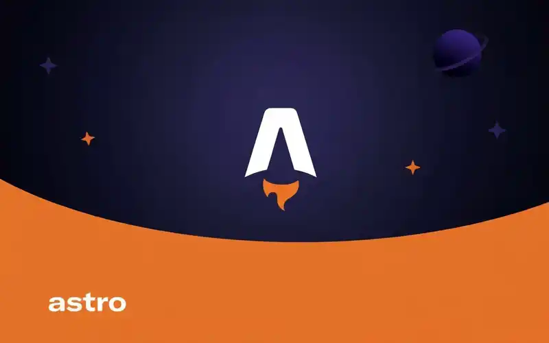Logo Astro framework et optimisation performance web pour le référencement naturel