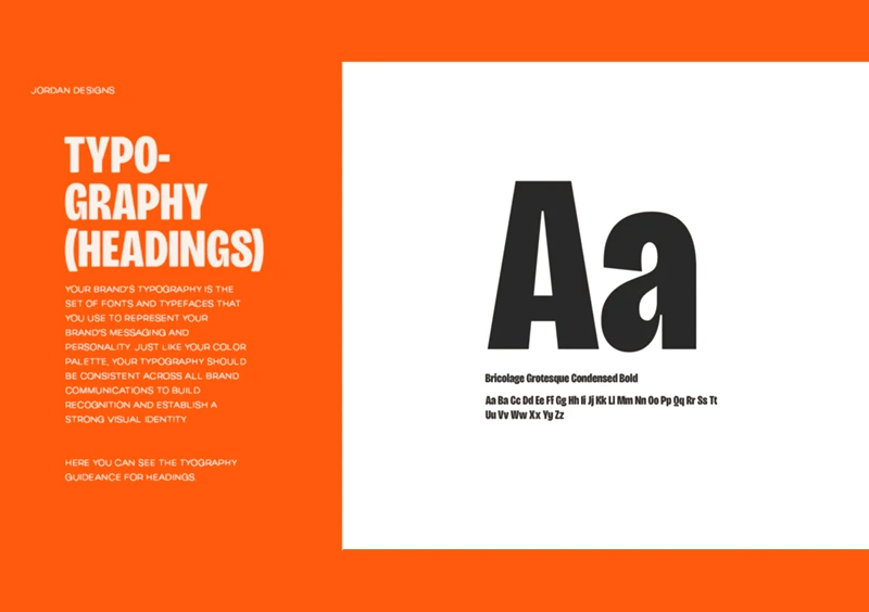 Création de charte graphique avec typographie et branding par agence web au Mans